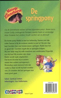 De springpony achterzijde