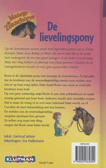 De lievelingspony achterzijde