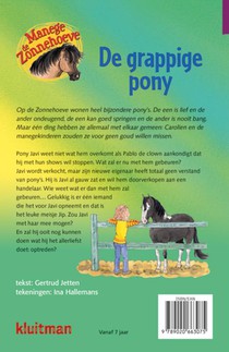 De grappige pony achterzijde