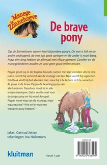 De brave pony achterzijde