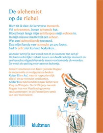 De alchemist op de richel achterzijde