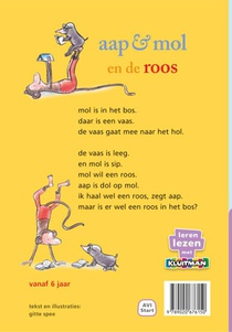 aap & mol en de roos achterzijde