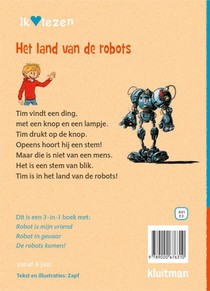 Het land van de robots achterzijde