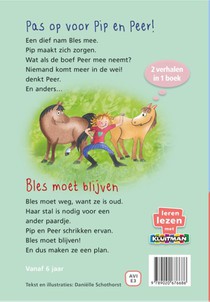 Pas op voor Pip en Peer! & Bles moet blijven achterzijde