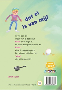 dat ei is van mij! achterzijde