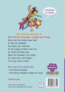 Het kleine draakje & Het kleine draakje vraagt om hulp achterzijde