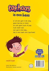 top-haas is een baas achterzijde
