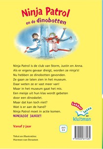 Ninja Patrol en de dinobotten achterzijde