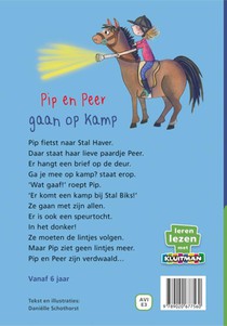 Pip en Peer gaan op kamp achterzijde