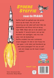 Stoere Steffie naar de maan achterzijde