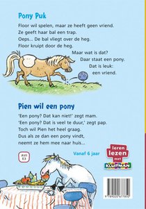 Pony Puk & Pien wil een pony achterzijde