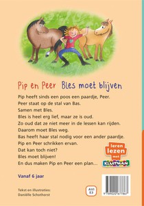 Pip en Peer. Bles moet blijven achterzijde