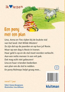 Een pony met een plan achterzijde