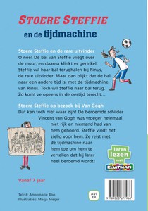 Stoere Steffie en de tijdmachine achterzijde