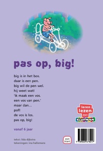 Pas op, big! achterzijde