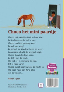 Choco het minipaardje achterzijde