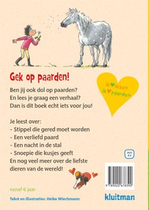 Gek op paarden achterzijde