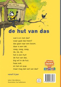 De hut van das achterzijde