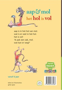 aap & mol het hol is vol achterzijde