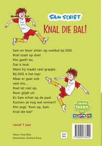 Sam schiet. Knal die bal! achterzijde