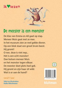 De meester is een monster achterzijde