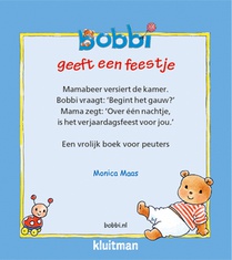 Bobbi geeft een feestje uitdeelboekjes achterzijde