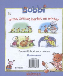 Lente, zomer, herfst en winter achterzijde
