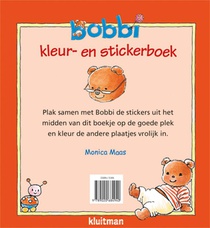 Bobbi kleur- en stickerboek achterzijde