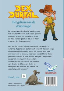 Dex Durfal. Het geheim van de dondervogel achterzijde