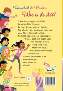 Dansschool de Vlinders. Wie is de ster? achterzijde