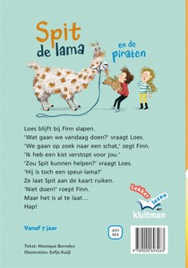 Spit de lama en de piraten achterzijde