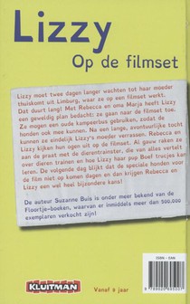 Lizzy op de filmset achterzijde