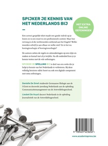 Spijker je spelling bij achterzijde