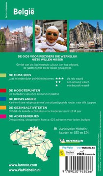 Michelin Reisgids België achterzijde
