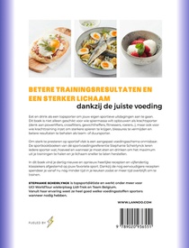 Het sportkookboek voor krachttraining achterzijde