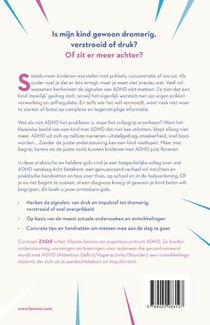 Mijn kind heeft ADHD achterzijde