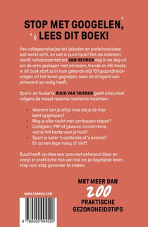 Gezonder zonder zever achterzijde