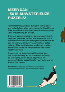 Het kattenpuzzelboek achterzijde
