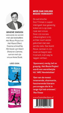 Het Rosie Project achterzijde
