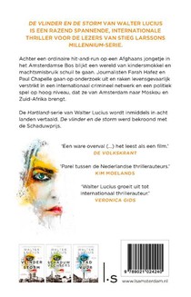 De vlinder en de storm achterzijde