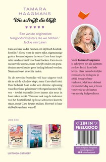 Wie schrijft die blijft achterzijde