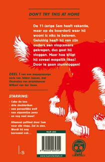 Stuntvlogger Sam en de wolf van Weverseind achterzijde