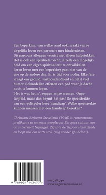 Een witte stok met gps achterzijde