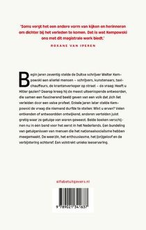 Heeft u Hitler gezien? achterzijde