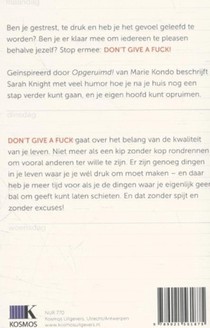 Don't give a fuck achterzijde