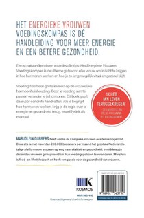 Het energieke vrouwen voedingskompas achterzijde