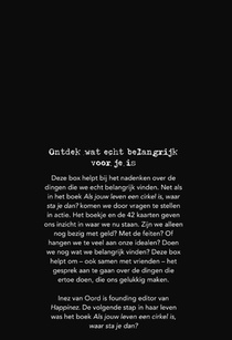 Als jouw leven een cirkel is waar sta je dan? Kaartenbox achterkant