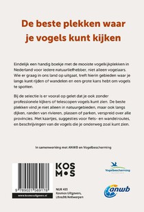 De 101 mooiste vogelkijkgebieden van Nederland achterzijde