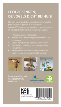 Vogels in en rond de tuin achterzijde