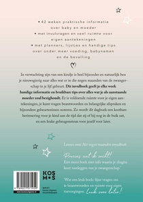 Het negen maanden invulboek achterzijde